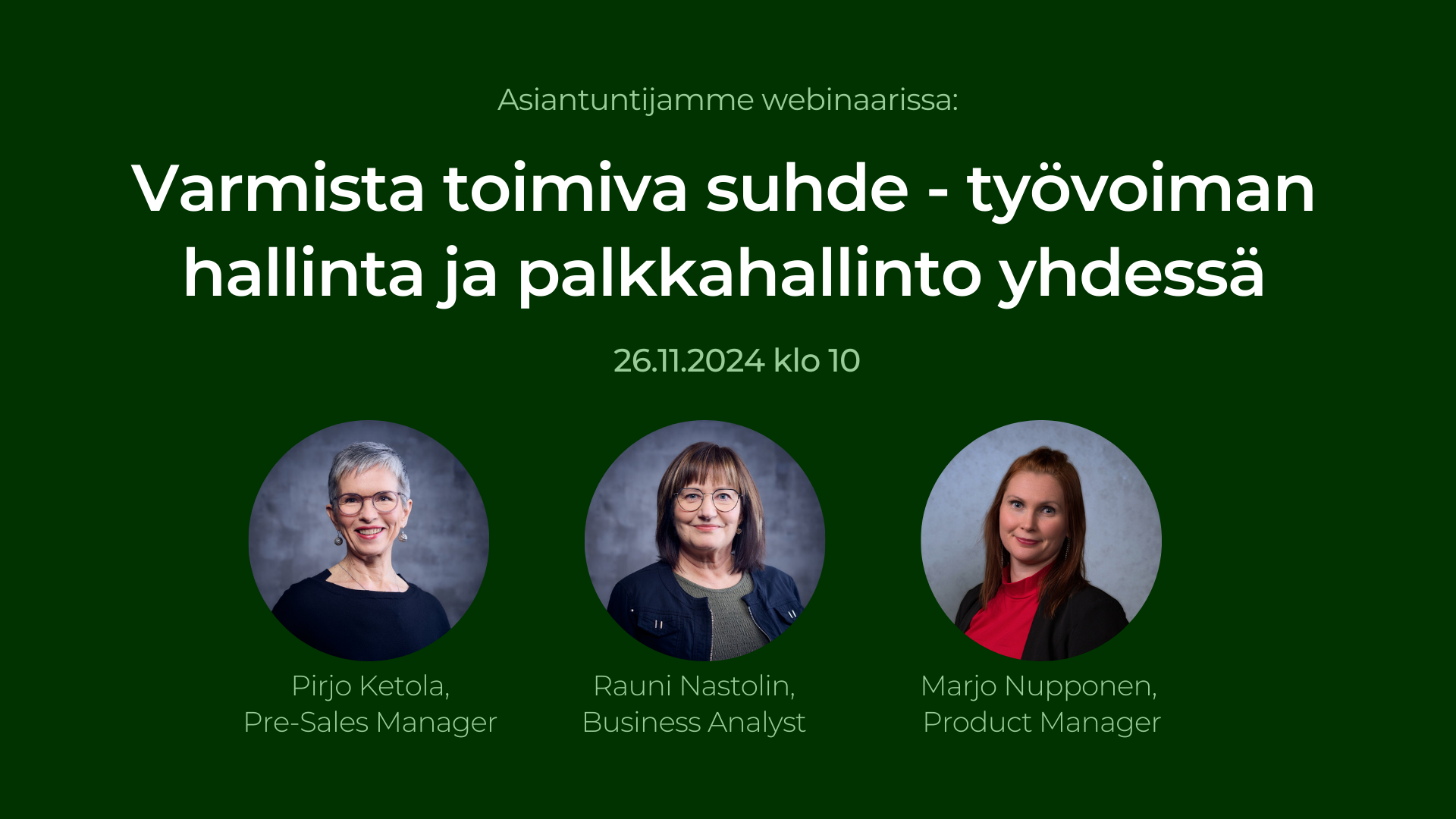 Webinaari - työvoiman hallinta ja palkkahallinto yhdessä